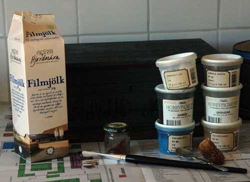 filmjölksfärg
